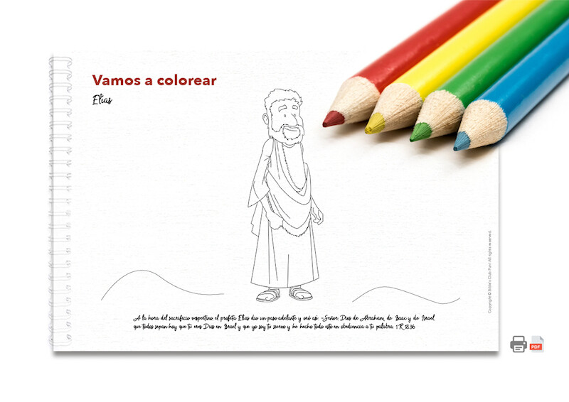 elias 3d vamos a colorear