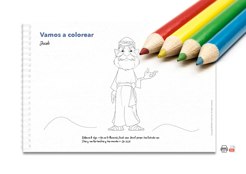 jacob 3d vamos a colorear