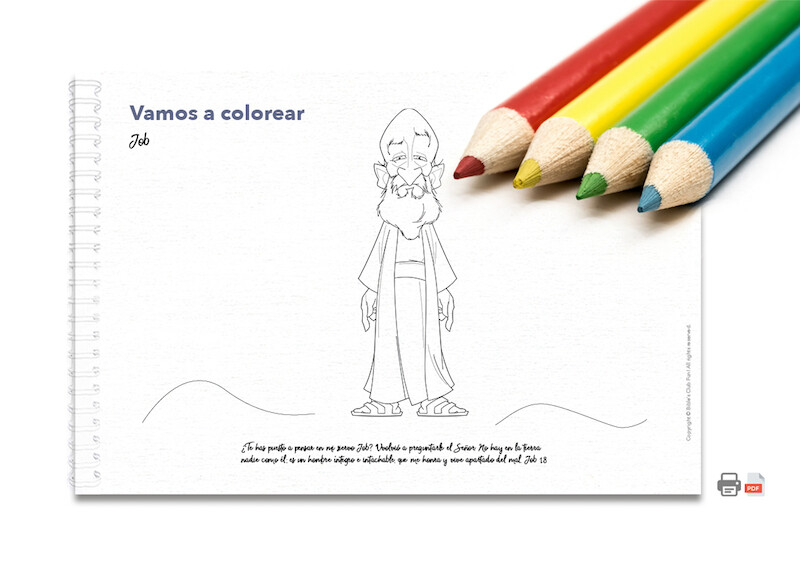 job 3d vamos a colorear